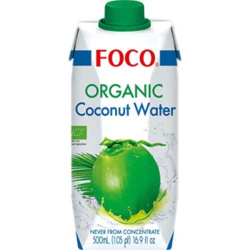 Die beste kokoswasser foco bio kokosnusswasser pur 6er pack 6 x 500 ml Bestsleller kaufen