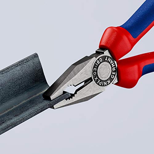 Kombizange Knipex (180 mm) 03 02 180, Mehrfarbig