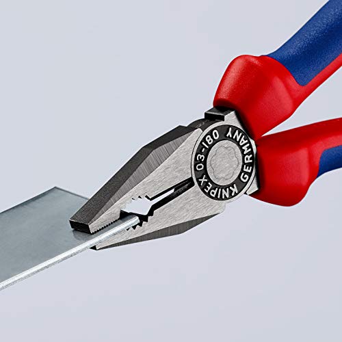 Kombizange Knipex (180 mm) 03 02 180, Mehrfarbig