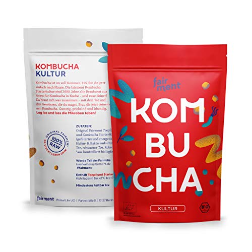Kombucha Fairment Original Tee Pilz in Premium Größe