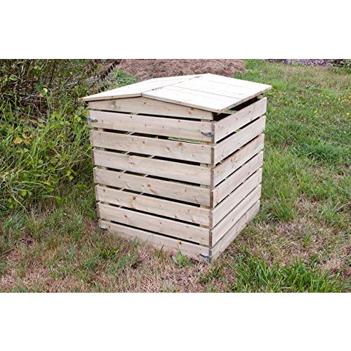 Komposter (Holz) Nativ Komposter aus Holz, 76x75x91 cm