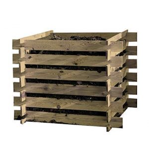 Komposter TikTakToo Steck Holz Kompostsilo Bausatz 100x100x70