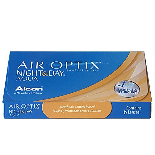 Kontaktlinsen Air Optix Night & Day Aqua Monatslinsen weich, 6 St