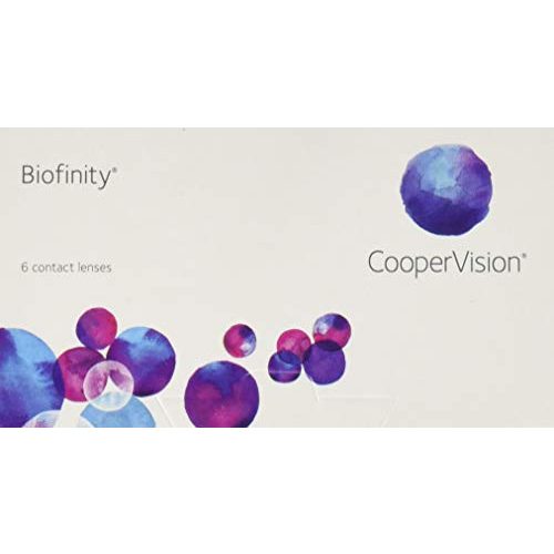 Kontaktlinsen Biofinity Monatslinsen weich, 6 Stück / BC 8.6 mm