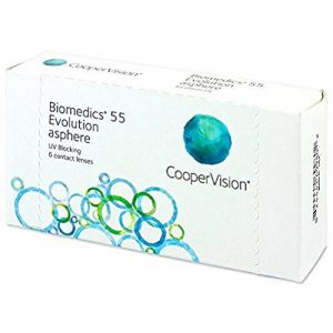 Kontaktlinsen Biomedics 55 Evolution Monatslinsen weich, 6 Stück