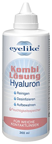 Die beste kontaktlinsen pflegemittel eyelike kombiloesung hyaluron 360 ml Bestsleller kaufen