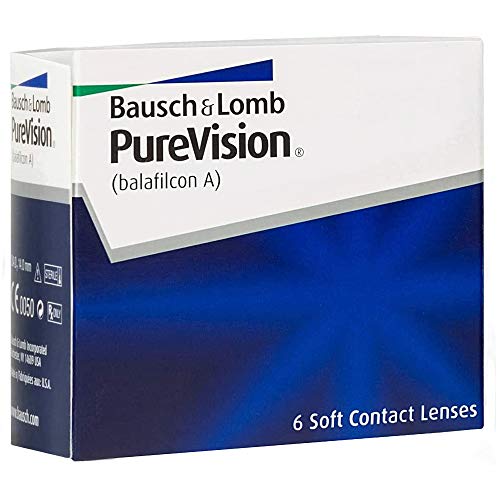 Kontaktlinsen Purevision Bausch und Lomb Monatslinsen, sphärisch