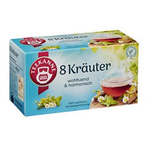 Kräutertee Teekanne – 8 Kräuter, 20 Doppelkammerbeutel, 4er Pack