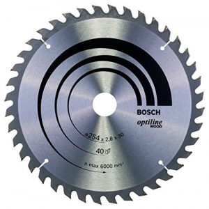 Kreissägeblatt 254×30 mm Bosch Professional Optiline Wood