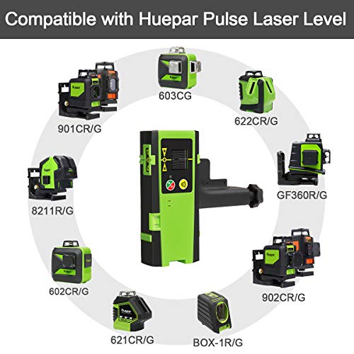 Laser-Wasserwaage HUEPAR LR-6RG Laserdetektor