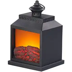 LED-Kamin Carlo Milano LED Kaminfeuer Batterie: Elektro-Deko