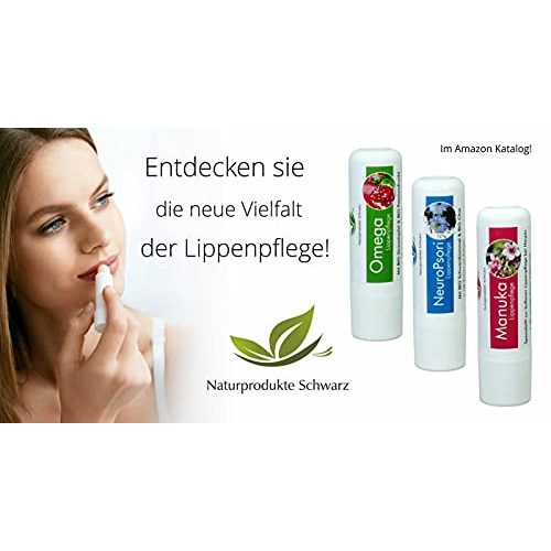 Lippenpflegestift Naturprodukte Schwarz – Manuka Lippenpflege