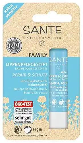 Lippenpflegestift Sante Naturkosmetik Bio-Sheabutter Vegan, 4.5g