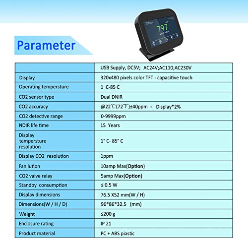 Luftqualität-Messgerät Anmascop CO2 Messgerät,Co2 Messgerät