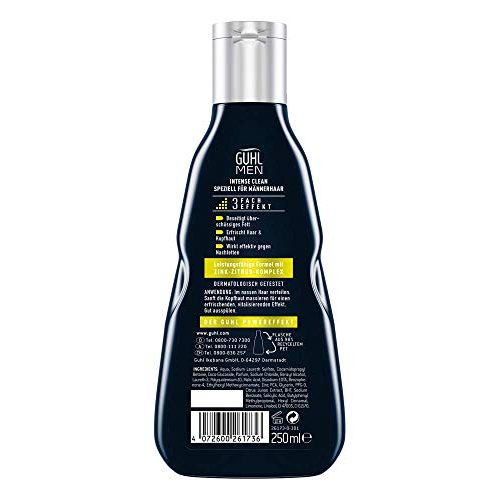 Männer-Shampoo Guhl Men Intense Clean Shampoo – 250 ml