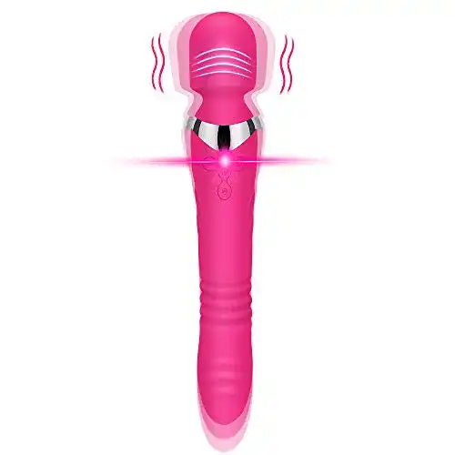 Magic Wand Aivrobta Doppelkopf Vibrator, Stoßfunktion