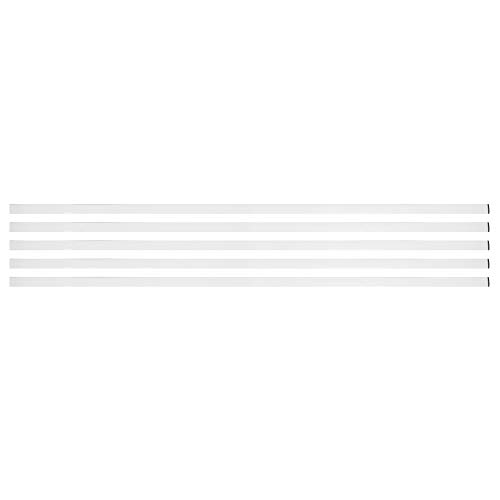 Magnetband ewtshop ® 5er Set Magnetbänder in weiß, Länge 1 m