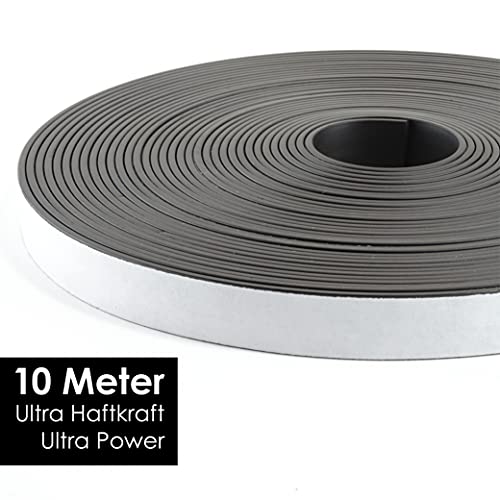 Magnetband OfficeTree ® 10m – selbstklebend – schwarz (10 m)