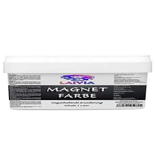 Magnetfarbe Esocor 1 Liter LAIVIA + 1 Pin Magnet – magnethaftend