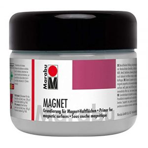 Magnetfarbe Marabu 12740025815 – , Acrylgrundierung 225 ml grau