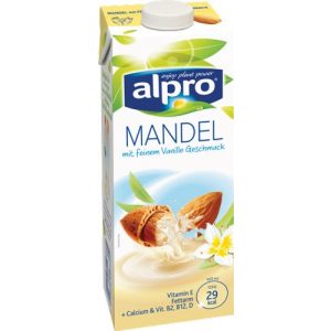Mandelmilch Alpro 8x – Mandel Drink mit Vanillegeschmack 1000ml
