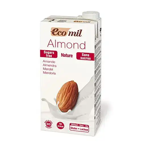 Mandelmilch EcoMil Natur, ungesüßt, bio 1 Liter