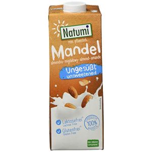 Mandelmilch Natumi Mandeldrink Ungesüßt Bio Vegan 1 ltr 6er Pack