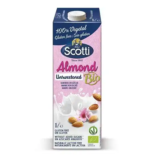 Mandelmilch Riso Scotti ungesüßtes Mandelgetränk – 1 L