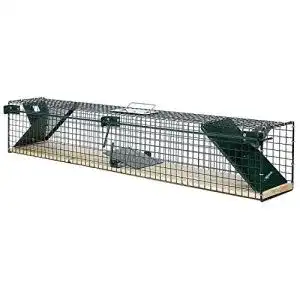 Marderfalle Moorland Safe 6043 XL Lebendfalle 100cm Holzboden