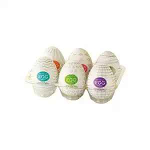 Masturbator TENGA Eier Einweg-Masturbationshilfe, (6er Pack)