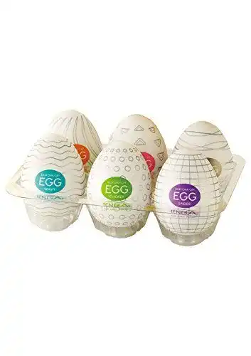Masturbator TENGA Eier Einweg-Masturbationshilfe, (6er Pack)