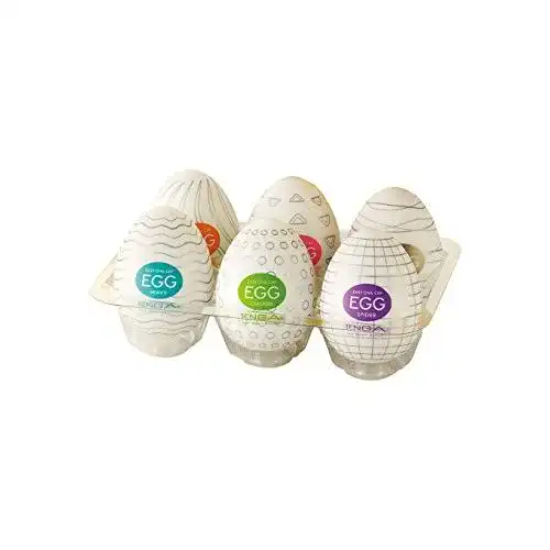 Masturbator TENGA Eier Einweg-Masturbationshilfe, (6er Pack)