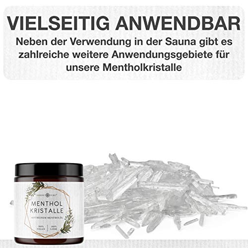 Mentholkristalle (Sauna) Nordic + Pure Mentholkristalle 100g