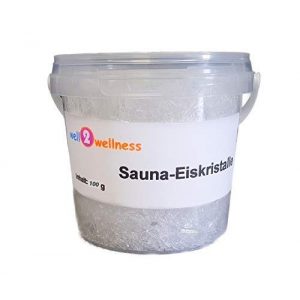 Mentholkristalle (Sauna) well2wellness Sauna 100g Henkel-Eimer