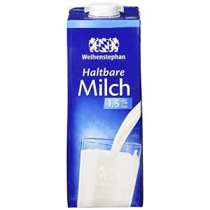 Milch Weihenstephan H- 1,5 Prozent, 12er Pack (12 x 1 l)