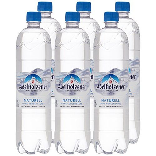 Mineralwasser Adelholzener Naturell, 6er Pack, EINWEG (6 x 1 l)