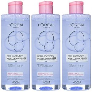 Mizellenwasser L’Oréal Paris Skin Expert Beruhigendes, 3er Pack