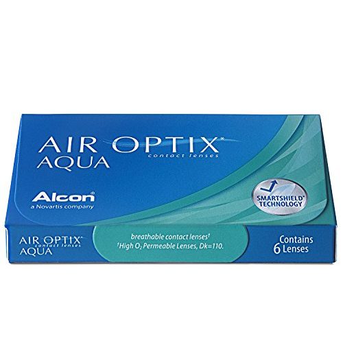 Monatslinsen Air Optix Aqua weich, 6 Stück / BC 8.6 mm / DIA 14.2