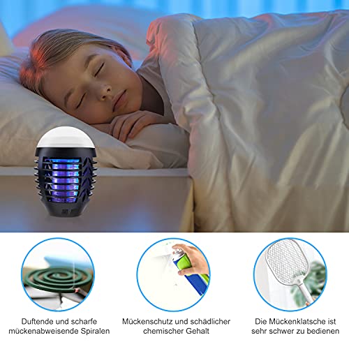 Mückenschutz TDW Lampe, Mosquito Repellent Lamp mit USB