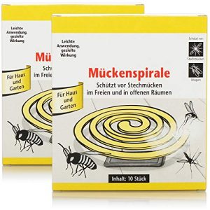 Mückenspirale com-four ® 20x Antimücken-Spiralen mit Ständer
