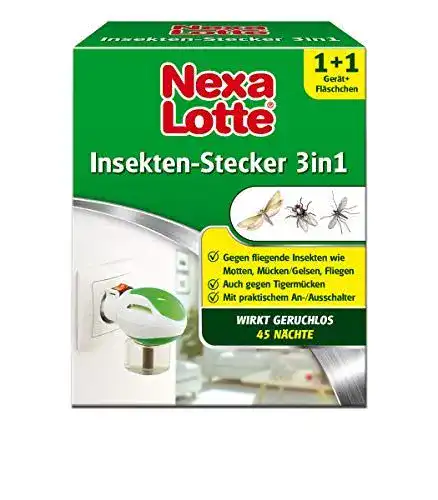 Mückenstecker Nexa Lotte Insektenschutz 3-in-1 Starterpackung