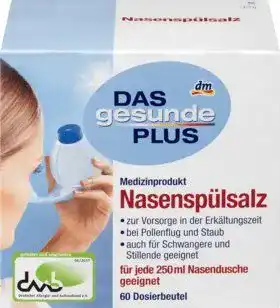 Nasenspülsalz Das gesunde Plus Beutel, 1 x 60 Btl Medizinprodukt