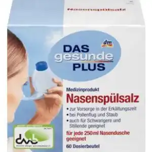 Nasenspülsalz Das gesunde Plus Beutel, 1 x 60 Btl Medizinprodukt
