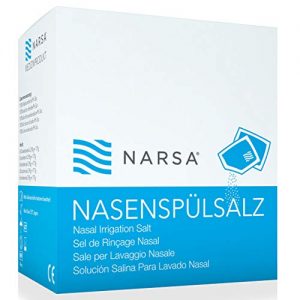 Nasal rinse salt NARSA 60x large storage pack practical