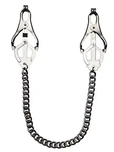 Nippelklemmen Tula-Toys Bondage Clover Clamps mit Kette