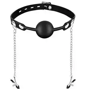 Nippelklemmen UTIMI BDSM Silikon Mundknebel Kugelknebel SM