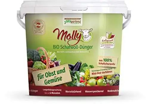 Obstbaum-Dünger Molly Bio Schafwoll Dünger Molly Bio 2,1kg
