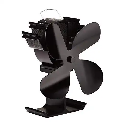 Ofenventilator LUCKYDA Aktualisiert 4-Blade Heat Powered Fan
