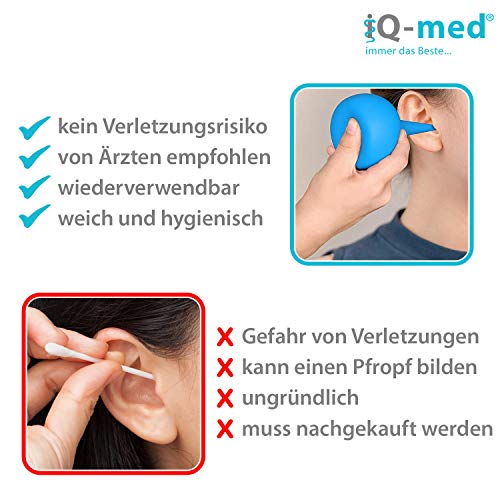 Ohrenspülung iQ-med Ohrenreiniger 200ml | Ohrendusche
