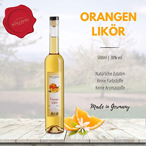Orangenlikör Höllberg Original 30% vol. | Premium Orangen Likör